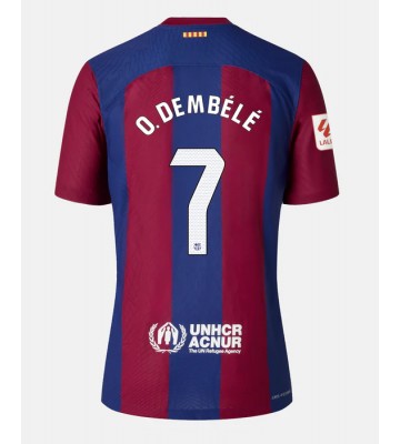 Barcelona Ousmane Dembele #7 Hemmatröja 2023-24 Korta ärmar